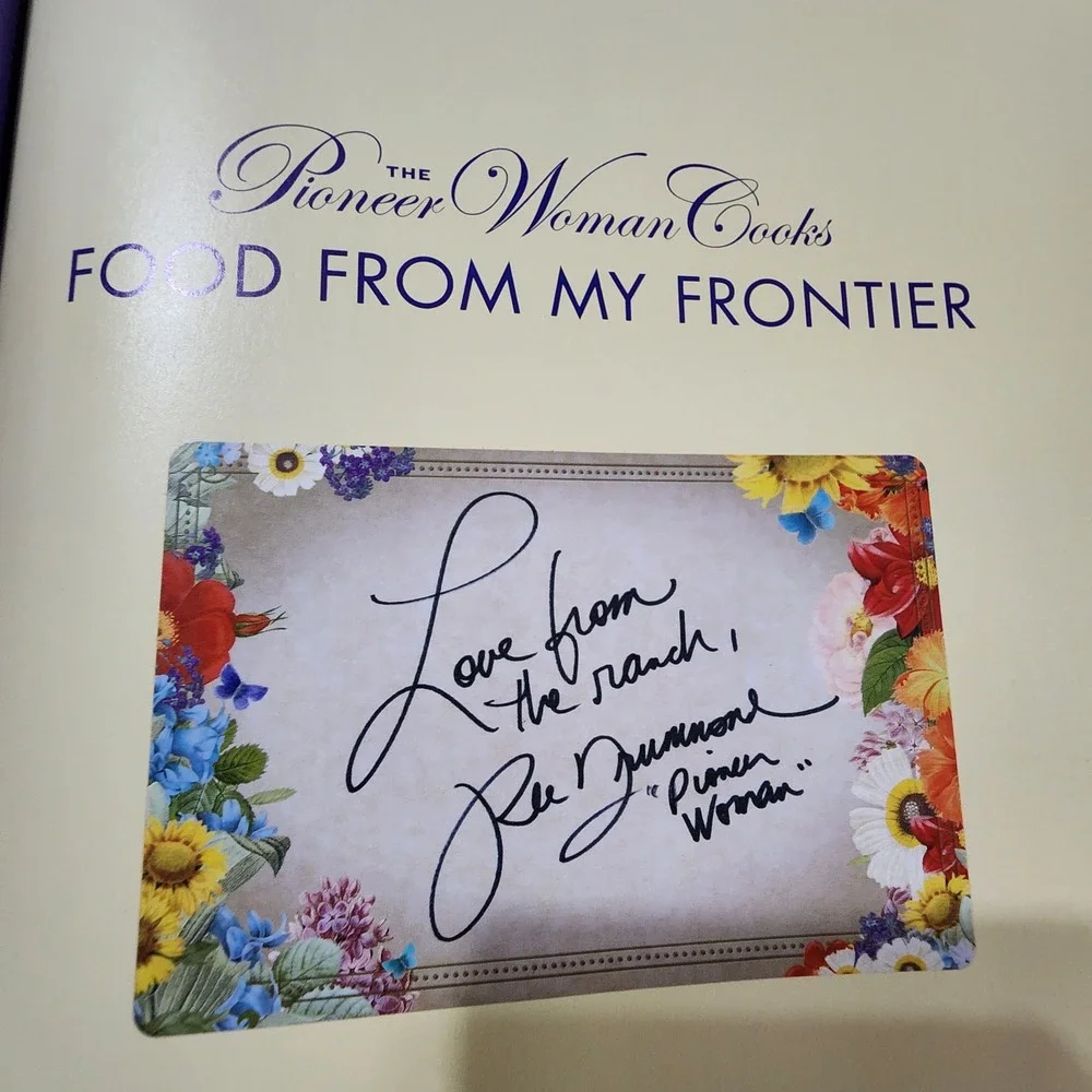 The Pioneer Woman Food From My Frontier Ree Drummond Hardcover 1st Ed signed